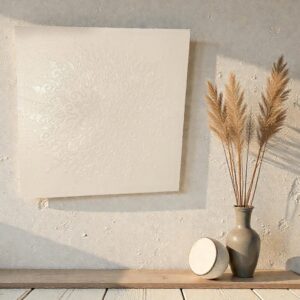 Tableau mandala blanc