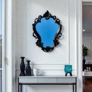 Miroir noir style baroque