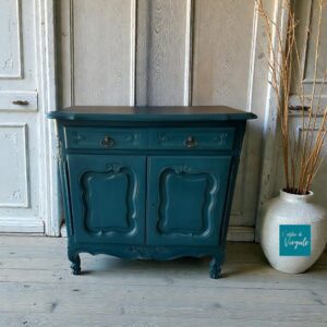 Commode bleu pétrole
