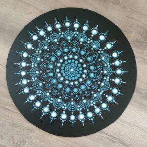Tableau mandala "dot art"